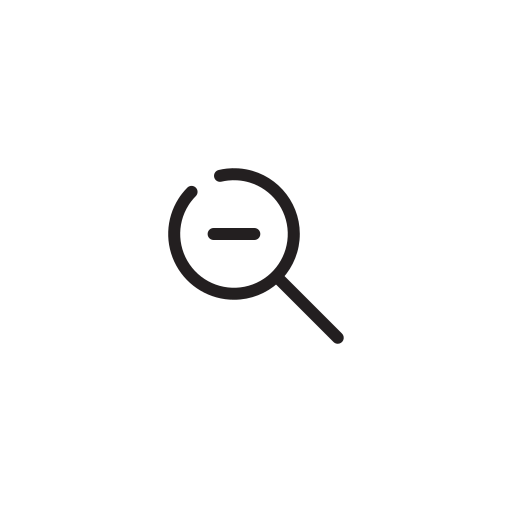 Ui, ux, zoom, out, zoom out, glass, navigation icon